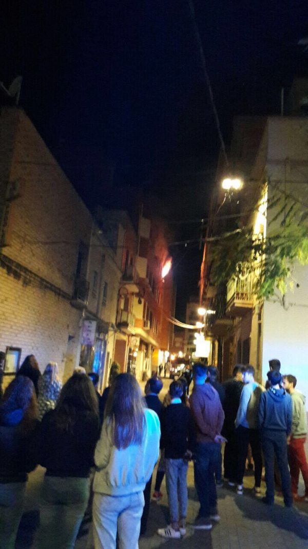 INCENDI AL CARRER ESTEL.   